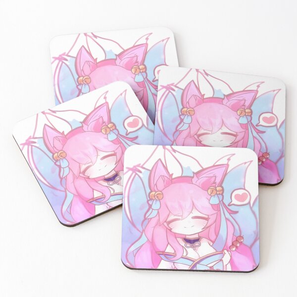 Artikelvorschau, Chibi Spirit Blossom Ahri Heart League of Legends entworfen und verkauft von KomiArts.