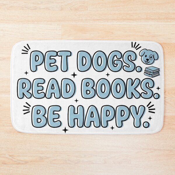 Item preview, PET DOGS READ BOOKS BE HAPPY designed and sold by badrobcheb1.