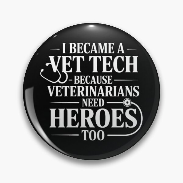 Item preview, I Became a Vet Tech Because Veterinarians Need Heroes Too | Veterinary Technician Gift designed and sold by limos.