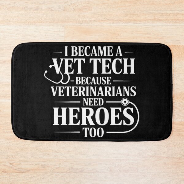 Item preview, I Became a Vet Tech Because Veterinarians Need Heroes Too | Veterinary Technician Gift designed and sold by limos.