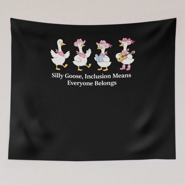 Item preview, Silly Goose, Inclusion Means Everyone Belongs designed and sold by krystalRomanart.