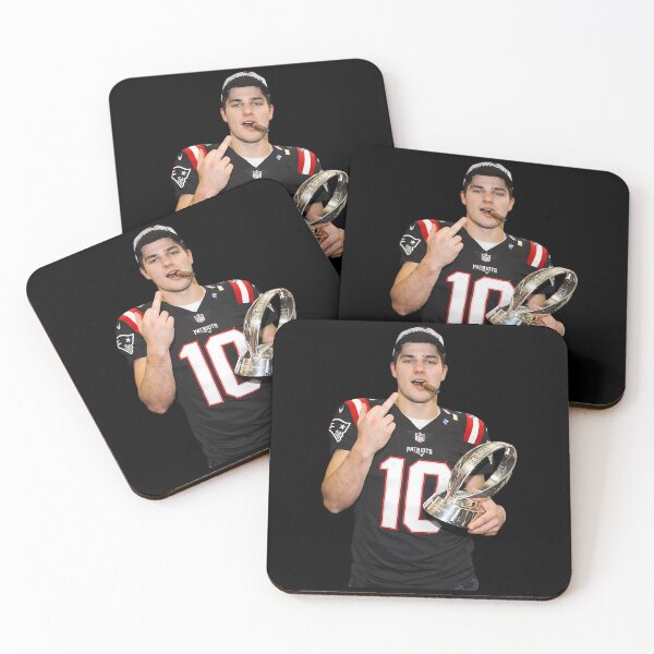 Item preview, Drake Maye Maye 10 New England Football designed and sold by CuriousArtistry.