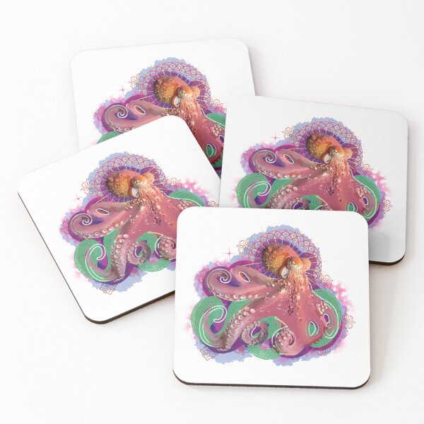 Item preview, Abstract octopus designed and sold by Frankeebeans.