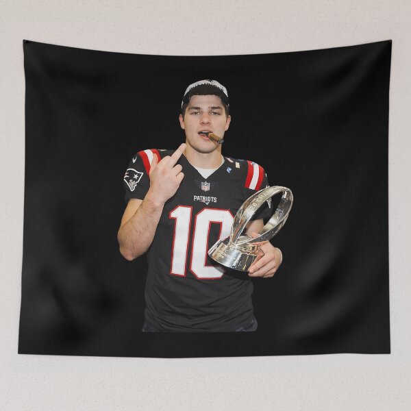 Item preview, Drake Maye Maye 10 New England Football designed and sold by CuriousArtistry.