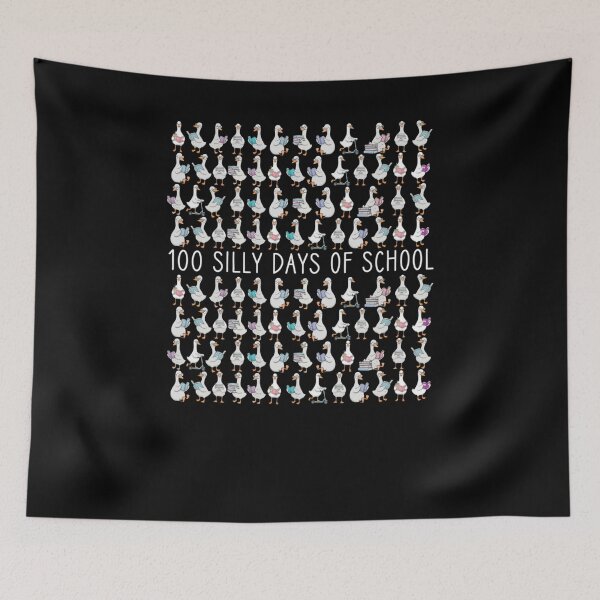 Item preview, Silly Goose 100 Days Of School designed and sold by krystalRomanart.