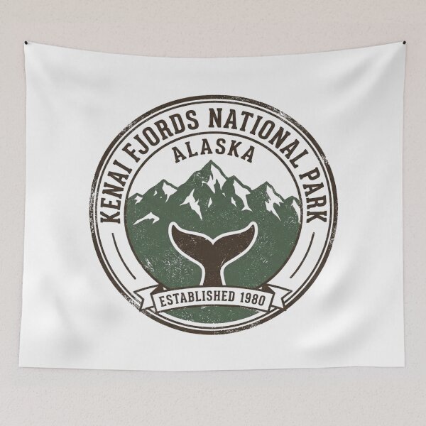 Item preview, Kenai Fjords National Park - Alaska designed and sold by GoodOldVintage.