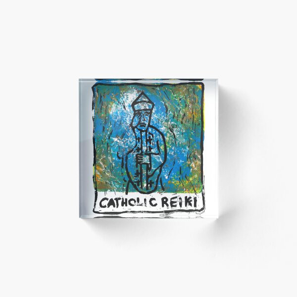 Artikelvorschau, Katholisches Reiki Blau Grün Gelb entworfen und verkauft von BarryMayfield.
