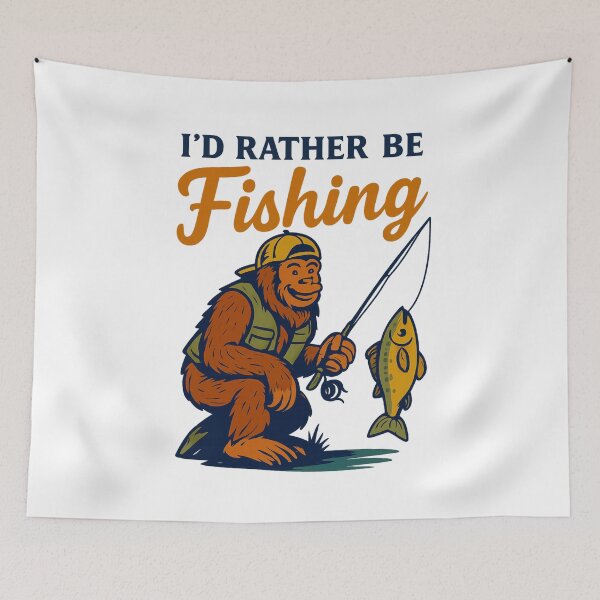 Item preview, I'd Rather Be Fishing designed and sold by LuveraxArt.