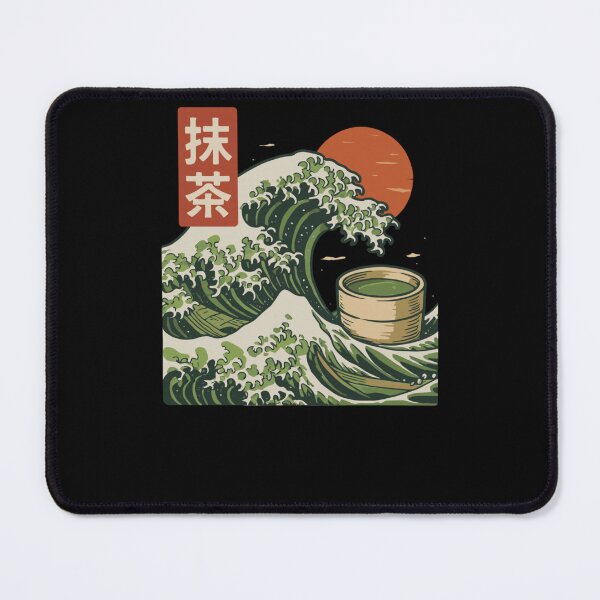 Item preview, Matcha Japanese Wave Green Tea designed and sold by krystalRomanart.