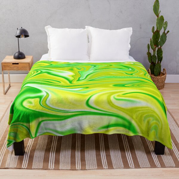 Item preview, Minty Lime Green Liquified Marble designed and sold by A-Work-Of-Art.