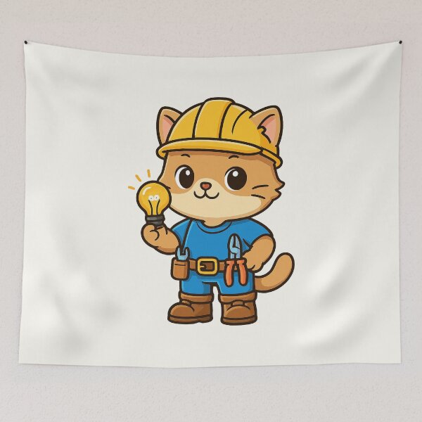 Item preview, Copy of Firefighter Hero Cat designed and sold by HoopeStylee.