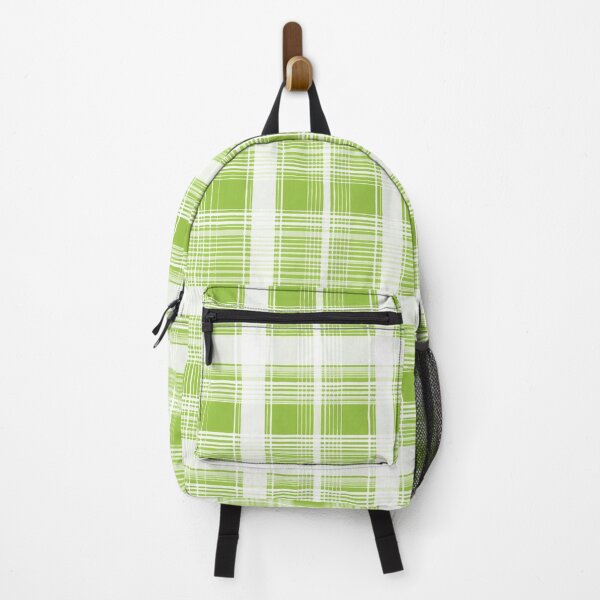 Item preview, Apple Green Abstract Plaid designed and sold by TheBohemianLark.