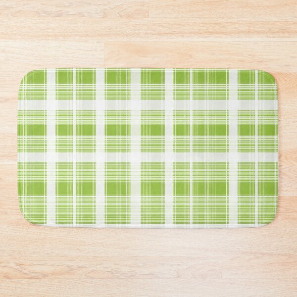 Item preview, Apple Green Abstract Plaid designed and sold by TheBohemianLark.