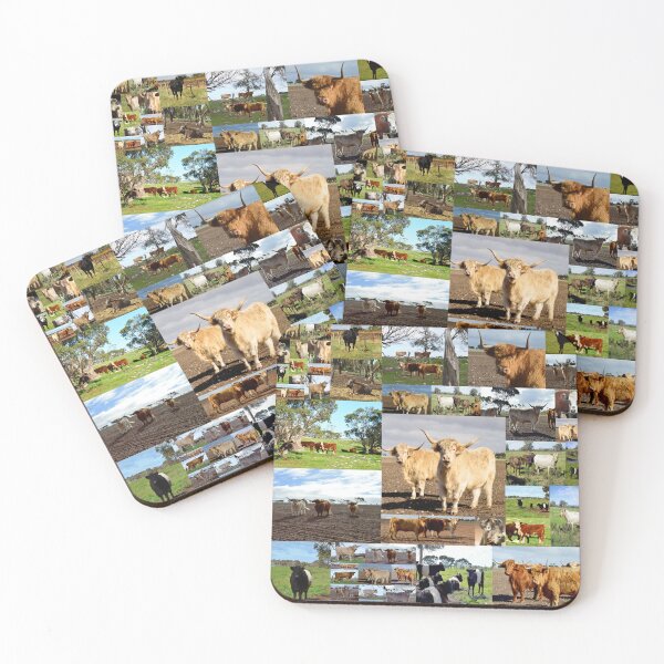 Item preview, Moo: Cows Of Different Breed Photo Collage designed and sold by A-Work-Of-Art.