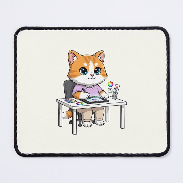 Item preview, Graphic Designer Cat designed and sold by HoopeStylee.