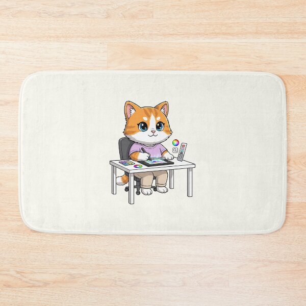 Item preview, Graphic Designer Cat designed and sold by HoopeStylee.