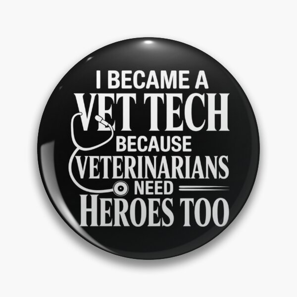 Item preview, I Became a Vet Tech Because Veterinarians Need Heroes Too | Veterinary Technician Gift designed and sold by limos.