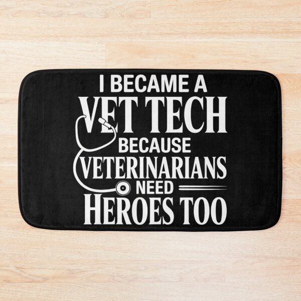Item preview, I Became a Vet Tech Because Veterinarians Need Heroes Too | Veterinary Technician Gift designed and sold by limos.