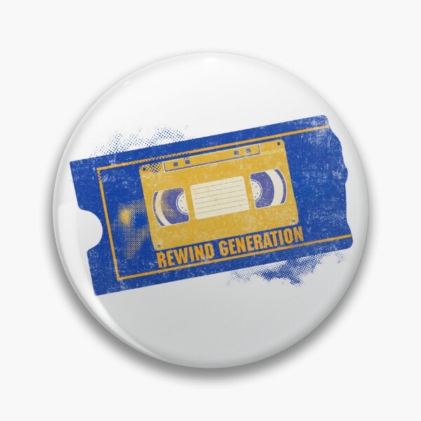 Item preview, Rewind Generation — Vintage VHS Cassette Retro designed and sold by Nacho Average Designs.