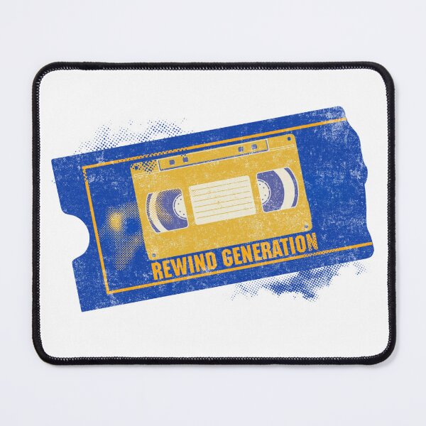 Item preview, Rewind Generation — Vintage VHS Cassette Retro designed and sold by Nacho Average Designs.