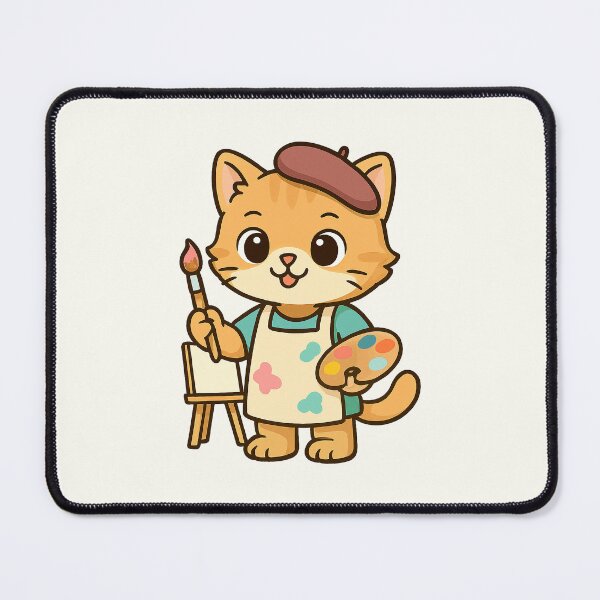 Item preview, Painter Artist Cat designed and sold by HoopeStylee.
