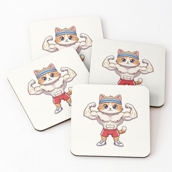 Item preview, Bodybuilder Muscle Cat designed and sold by HoopeStylee.