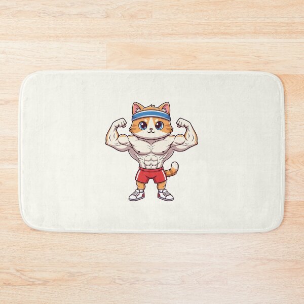 Item preview, Bodybuilder Muscle Cat designed and sold by HoopeStylee.