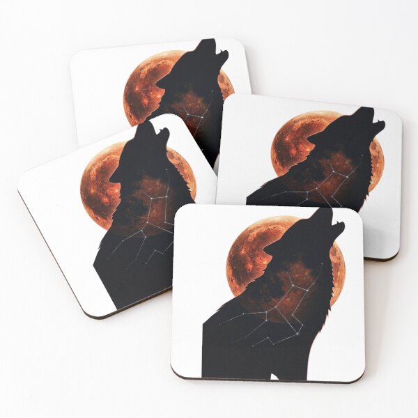 Item preview, Blood Moon Total Lunar Eclipse March 3 2026 Wolf Howling Souvenir designed and sold by kinany00.