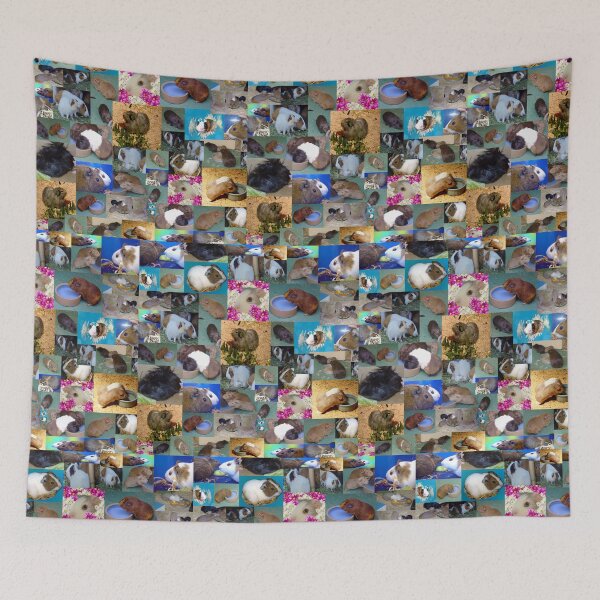 Item preview, Happy Guinea Pigs Photo Collage designed and sold by A-Work-Of-Art.