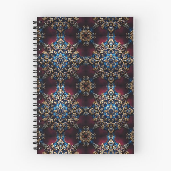 Artikelvorschau, Mandala-Muster aus Türkis, Gold und roten Diamanten. entworfen und verkauft von Lisa Bittinger.