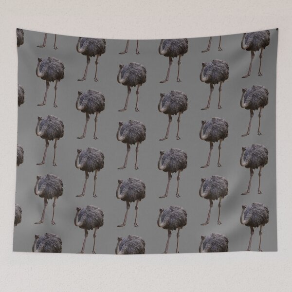 Item preview, Ostrich in Natural Habitat designed and sold by Zina Stromberg.