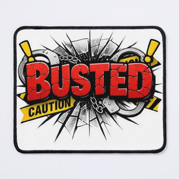 Item preview, Busted – Cracked Glass Comic-Style Sticker & Apparel Design designed and sold by TheSalesGalore.