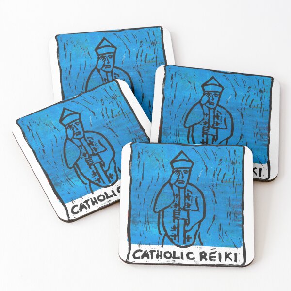 Item preview, Catholic Reiki Blue designed and sold by BarryMayfield.