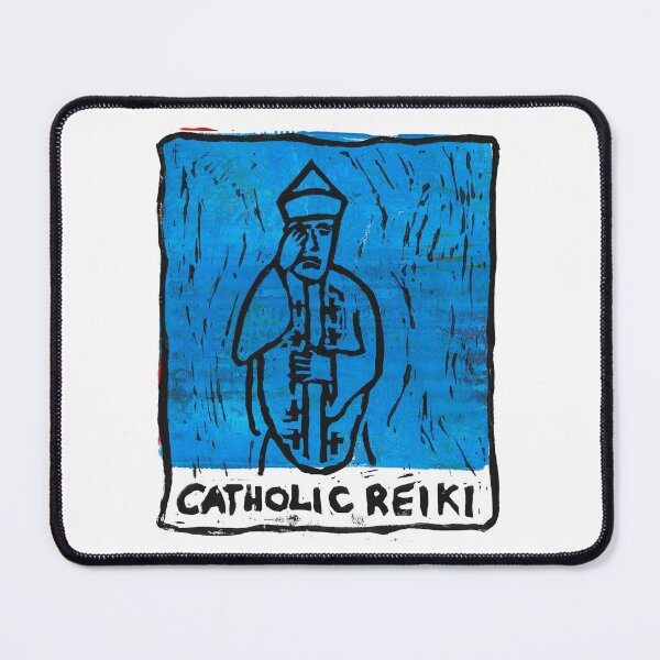 Item preview, Catholic Reiki Blue designed and sold by BarryMayfield.
