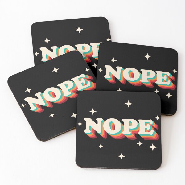 Item preview, NOPE Retro designed and sold by friedcactstudio.