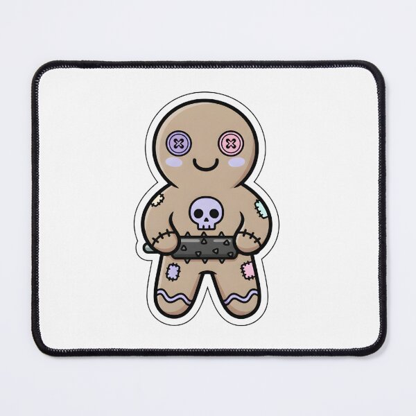 Item preview, Creepy Cute Pastel Goth Gingerbread Man designed and sold by Kvarny.