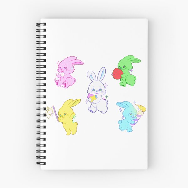 Item preview, New Jeans Rainbow Bunnies designed and sold by Greatbluewhale3.