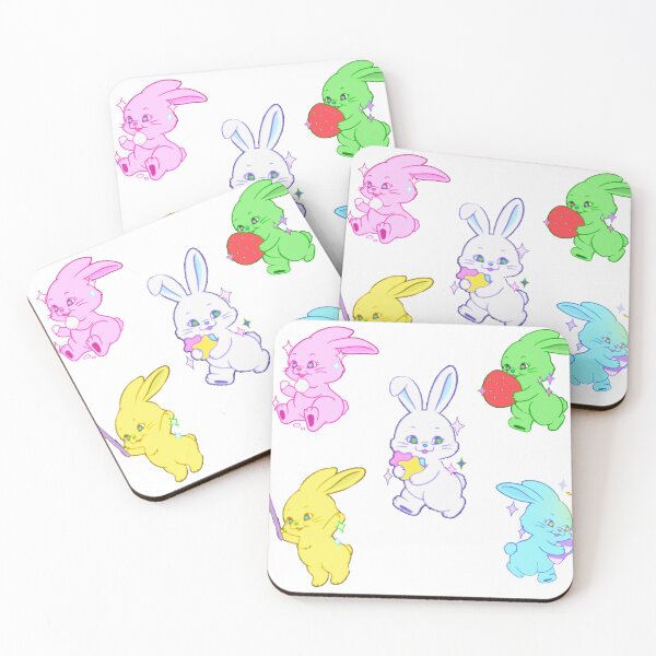 Item preview, New Jeans Rainbow Bunnies designed and sold by Greatbluewhale3.