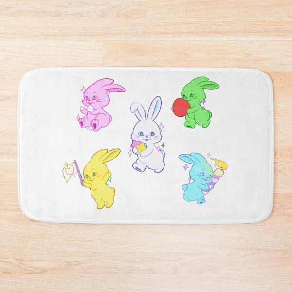 Item preview, New Jeans Rainbow Bunnies designed and sold by Greatbluewhale3.