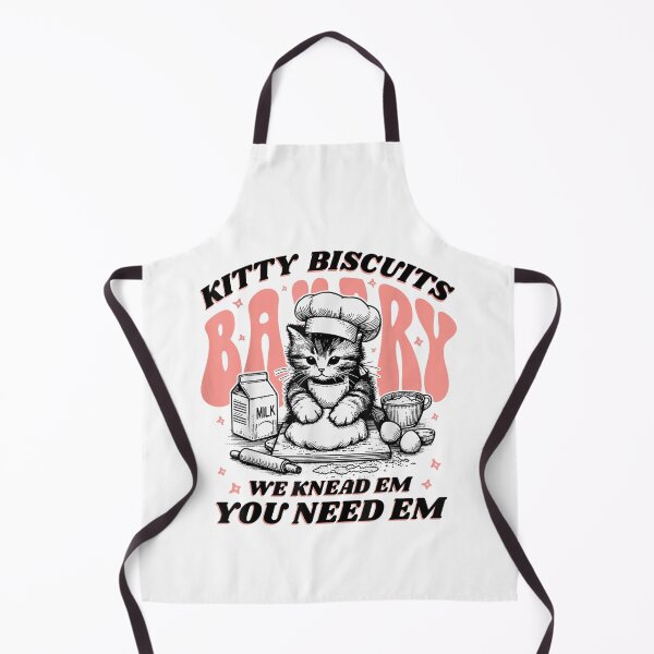 Item preview, Cute Kitty Biscuits Bakery Funny Cat Lovers Baking Humor designed and sold by H3ll-Ash-Studio.