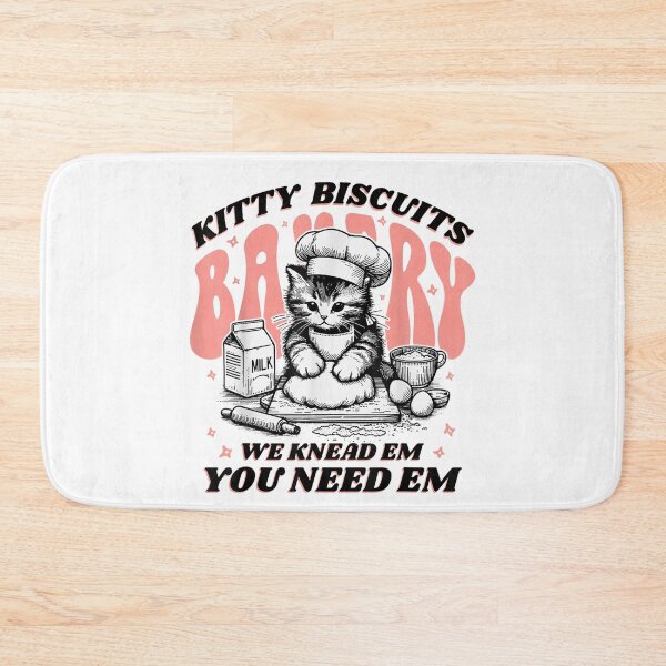 Item preview, Cute Kitty Biscuits Bakery Funny Cat Lovers Baking Humor designed and sold by H3ll-Ash-Studio.