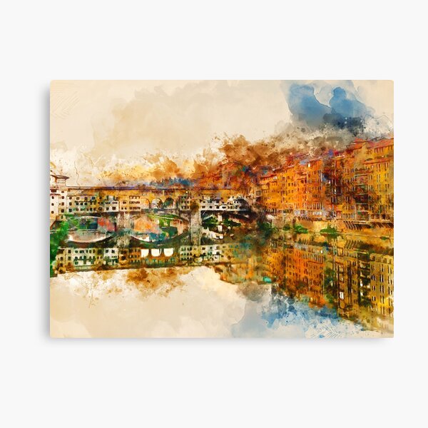 Item preview, Florence, Ponte Vecchio designed and sold by AM FineArtPrints.