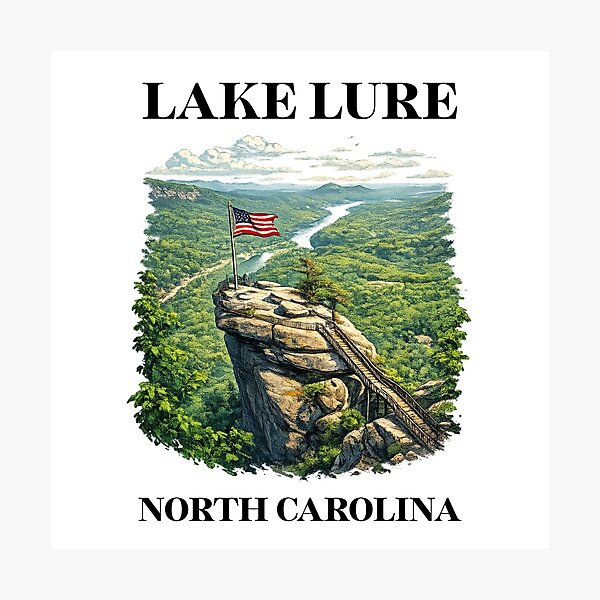Item preview, Lake Lure, NC designed and sold by Javiy17.