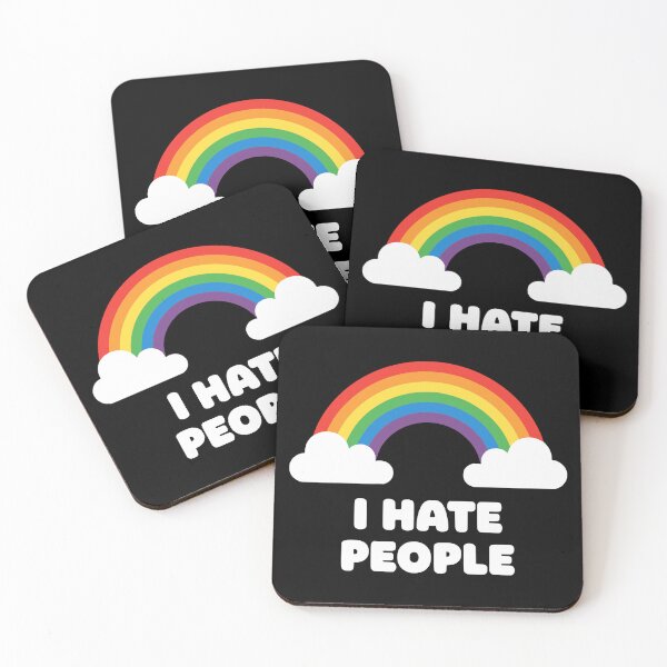 Item preview, I Hate People Rainbow designed and sold by friedcactstudio.