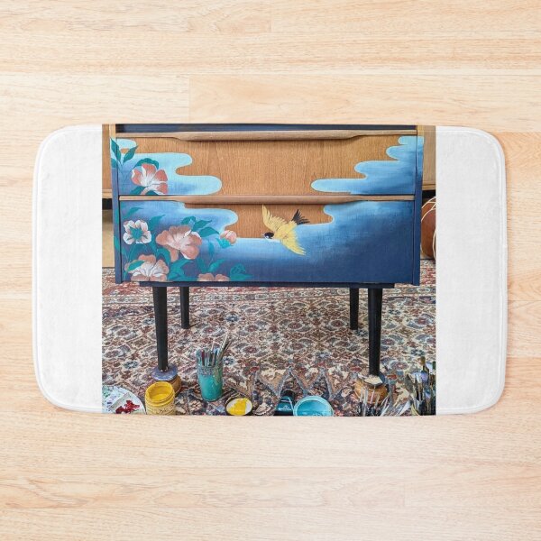 Item preview, Cozy Stam1na Band Upholstered Bed Retreat designed and sold by Mariflowers.