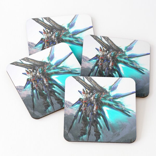 Item preview, Strike Freedom Gundam fly high illustration digital art  designed and sold by sabartgunpla.