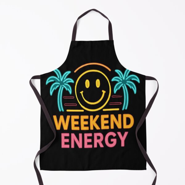Item preview, Weekend Energy Smiley Beach Design designed and sold by Adappai.