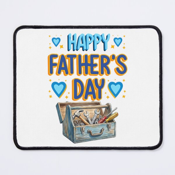 Item preview, Watercolor Handyman Toolbox with Happy Father's Day Greeting designed and sold by VibranPalette.