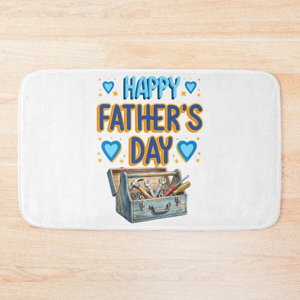 Item preview, Watercolor Handyman Toolbox with Happy Father's Day Greeting designed and sold by VibranPalette.
