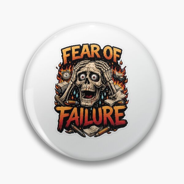 Item preview, Fear of Failure – Overthinking Anxiety Skull Art designed and sold by TheSalesGalore.